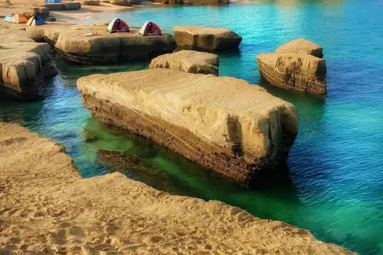 ساحل خماسی جزیره هنگام