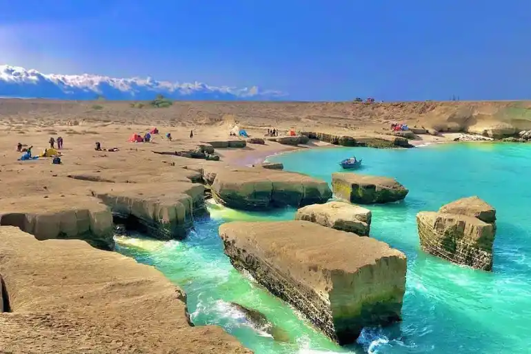 ساحل خماسی جزیره هنگام