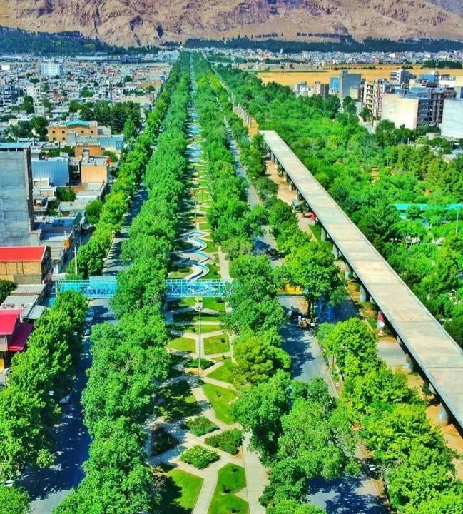 بلوار طاق بستان کرمانشاه