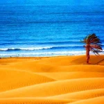 ساحل درک کنارک | تلاقی کویر و دریای عمان
