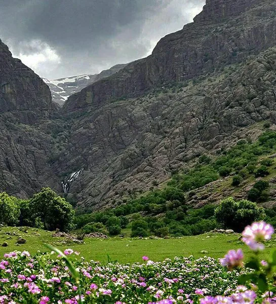 آبشار عروس ازنا | نگین طبیعت لرستان
